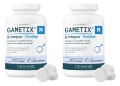 Densmore Gametix M Fertilit&eacute; 60 Comprim&eacute;s &agrave; Croquer Lot de 2