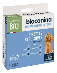 Biocanina Pipettes R&eacute;pulsives Chiens de 15 &agrave; 30 Kg 3 Unit&eacute;s