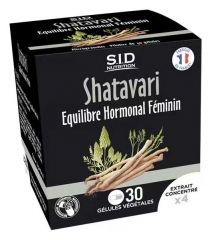 S.I.D Nutrition Shatavari &Eacute;quilibre Hormonal F&eacute;minin 30 G&eacute;lules V&eacute;g&eacute;tales