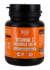 S.I.D Nutrition Vitamine C Liposomale 500 mg Haute Biodisponibilit&eacute; 30 G&eacute;lules