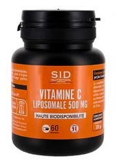 S.I.D Nutrition Vitamine C Liposomale 500 mg Haute Biodisponibilit&eacute; 60 G&eacute;lules