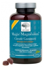 New Nordic Magic Magn&eacute;sium Citrate R&eacute;duction de la Fatigue 60 Gummies
