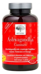 New Nordic Ashwagandha Mangue et P&ecirc;che 60 Gummies