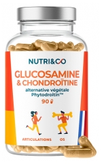 Nutri&Co Glucosamine & Chondro&iuml;tine Articulations et Os 90 G&eacute;lules