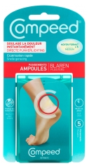 Compeed Pansements Ampoules Moyen Format Pour le Talon 5 Pansements