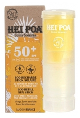 Hei Poa Stick Solaire SPF50+ Visage et Zones Sensibles &Eacute;co-Recharge 15 g
