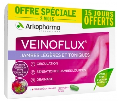 Arkopharma Veinoflux Jambes Toniques et L&eacute;g&egrave;res 60 G&eacute;lules