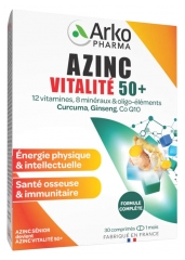 Arkopharma Azinc Vitalit&eacute; 50+ Formule Compl&egrave;te 30 Comprim&eacute;s