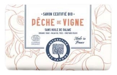 Authentine Savon Solide Certifi&eacute; Bio P&ecirc;che de Vigne 100 g