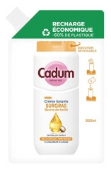 Cadum Cr&egrave;me Lavante Surgras Beurre de Karit&eacute; Peaux S&egrave;ches &agrave; Tr&egrave;s S&egrave;ches &Eacute;co-Recharge 500 ml