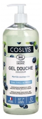Coslys Gel Douche Douceur Myrtille Sauvage Tous Types de Peaux Bio 1 L