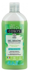 Coslys Gel Douche Rafra&icirc;chissant Menthe-Chanvre Tous Types de Peaux Bio 250 ml