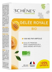 Les 3 Ch&ecirc;nes Gel&eacute;e Royale 1000 mg Bio 20 Unit&eacute;s