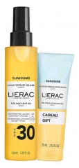 Lierac Sunissime L'Huile Soyeuse Solaire pour le Corps SPF30 150 ML + La Gel&eacute;e Fra&icirc;che Apr&egrave;s-Soleil Pour le Corps 75 ml Offert 