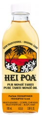 Hei Poa Pur Mono&iuml; Tahiti Hydratant Nourrissant - Parfum Frangipanier 100 ml