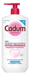 Cadum Gel Lavant Corps et Cheveux Hypoallerg&eacute;nique Peaux Sensibles 1 L