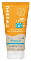 Topicrem Sun Protect Cr&egrave;me Mousse Fini Mat Peaux Sensibles SPF50 50 ml