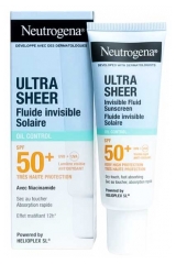 Neutrogena Oil Control Fluide Invisible Solaire Absorption Rapide SPF50+ 50 ml