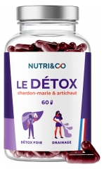 Nutri&Co le D&eacute;tox Chardon-Marie et Artichaut 60 G&eacute;lules