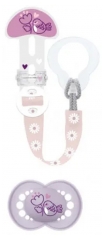 MAM Kit Sucette & Attache-Sucette - 6+ Mois - Silicone