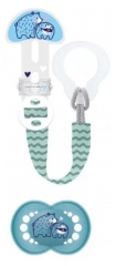 MAM Kit Sucette & Attache-Sucette - 6+ Mois - Silicone