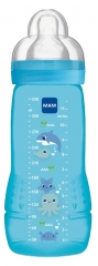 Mam Biberon Easy Active 2&Egrave;me &Acirc;ge Jaune 330 ml - T&eacute;tine D&eacute;bit X