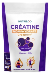 Nutri&Co Cr&eacute;atine Monohydrate Creapure Go&ucirc;t Neutre 300 g