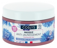 Coslys Masque Anti-Jaunissement Cheveux Gris Blancs et Blonds Bio 250 ml