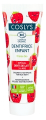 Coslys Dentifrice Enfant 3-6 ans Sp&eacute;cial Dents de Lait Fraise Bio 50 ml