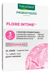 Naturland Probiotiques Flore Intime 30 G&eacute;lules Gastro R&eacute;sistante
