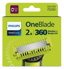 Philips OneBlade 360 2 Lames + Body Kit