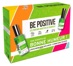 Be Positive Coffret Eau de Parfum Energy C&eacute;drat Dynamisant Bio 50 ml + 15 ml Offert