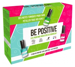 Be Positive Coffret Eaux de Parfum Notes Toniques Harmony Relax & Energy Bio 2 x 15 ml + 15 Offert