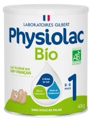 Physiolac Bio 1 Lait &Eacute;cr&eacute;m&eacute; 0 &agrave; 6 Mois 400 g