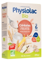 Physiolac Bio C&eacute;r&eacute;ales Fruits 200 g