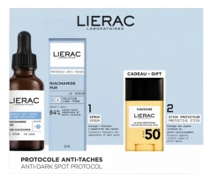 Lierac Protocole Anti-Taches Niacinamide Pur S&eacute;rum 30 ml + Sunissime Le Stick Solaire SPF50+ 10 g Offert