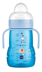 MAM Biberon de Transition 220 ml - Bec Souple Antifuite Silicone