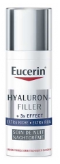 Eucerin Hyaluron-Filler + 3x Effect Soin de Nuit Extra Riche 50 ml