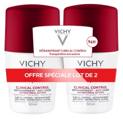 Vichy Lot*2 x 50 ml D&eacute;transpirant Anti-Odeur 96H
