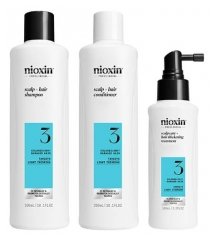 Nioxin Kit Anti-chute System 3 Chute Mod&eacute;r&eacute;e Cheveux Ab&icirc;m&eacute;s/Color&eacute;s