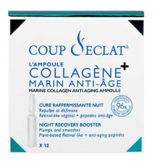 Coup d'&Eacute;clat 12 Ampoules Collag&egrave;ne Marin Anti-&Acirc;ge Cure Nuit