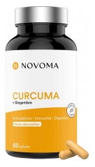 Novoma Curcuma Articulations Immunit&eacute; & Digestion 60 G&eacute;lules