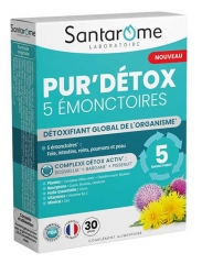 Santarome Pur'D&eacute;tox 5 &Eacute;monctoires D&eacute;toxifiant Global 30 G&eacute;lules