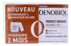 Oenobiol Perfect Bronze Solaire 2 en 1 - Autobronzant & Pr&eacute;parateur Solaire - 60 Capsules