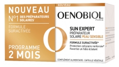 Oenobiol Sun Expert Pr&eacute;parateur Solaire Peau Sensible Lot de 2 x 30 Unit&eacute;s