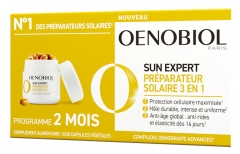 Oenobiol Sun Expert Pr&eacute;parateur Solaire 3en1 Lot de 2 x 30 Unit&eacute;s V&eacute;g&eacute;tales