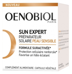 Oenobiol Sun Expert Pr&eacute;parateur Solaire Peau Sensible 30 Unit&eacute;s