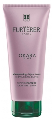 Ren&eacute; Furterer Okara Silver Rituel &Eacute;clat Polaire Shampoing D&eacute;jaunissant Cheveux Gris et Blanc 200 ml