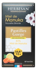Herbesan Miel de Manuka Pastilles Miel Go&ucirc;t Citron IAA 10+ 8 Pastilles