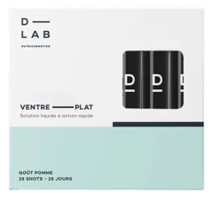 D-Lab Nutricosmetics Ventre Plat Go&ucirc;t Pomme 28 Shots